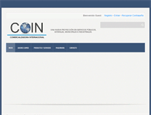 Tablet Screenshot of coin.com.mx