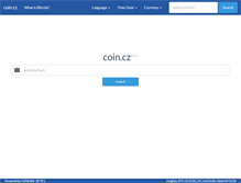Tablet Screenshot of coin.cz